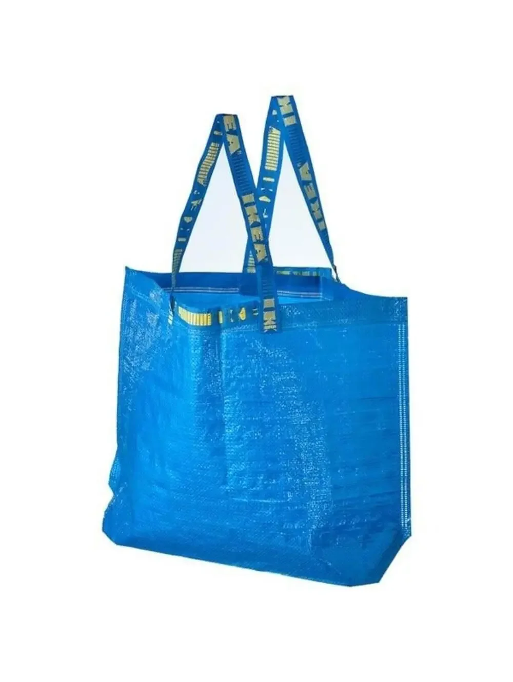 IKEA Blue Large Shopping Bag Tote Reusable Grocery Laundry Tote 6 Pack